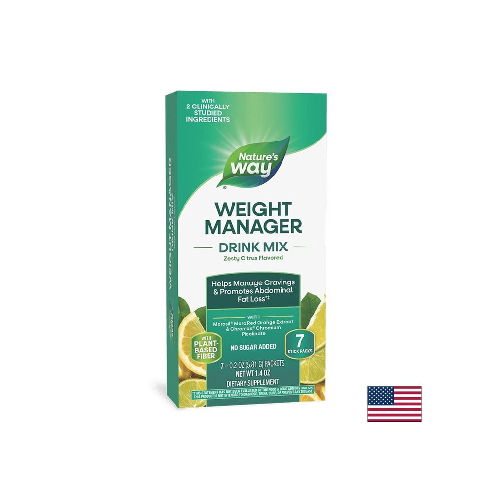 Appetite, weight and belly fat control formula - Weight Manager - 7 sachets, citrus flavored - Nutra Best Europe