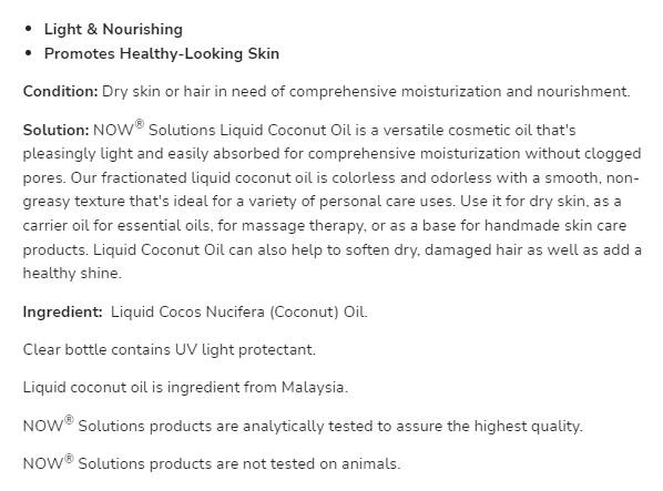 Liquid Coconut Oil - 473 ml - Nutra Best Europe