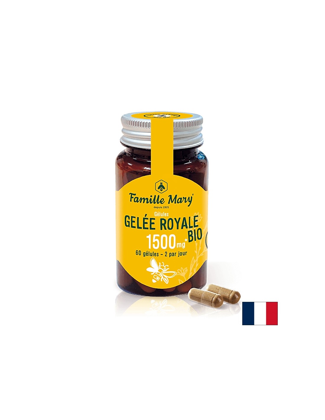 Organic royal jelly, 60 capsules - Nutra Best Europe