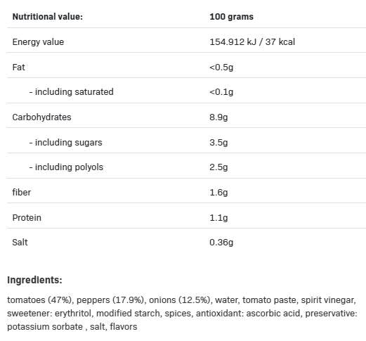 F**King Delicious Salsa Mexicana - 350 grams - Nutra Best Europe