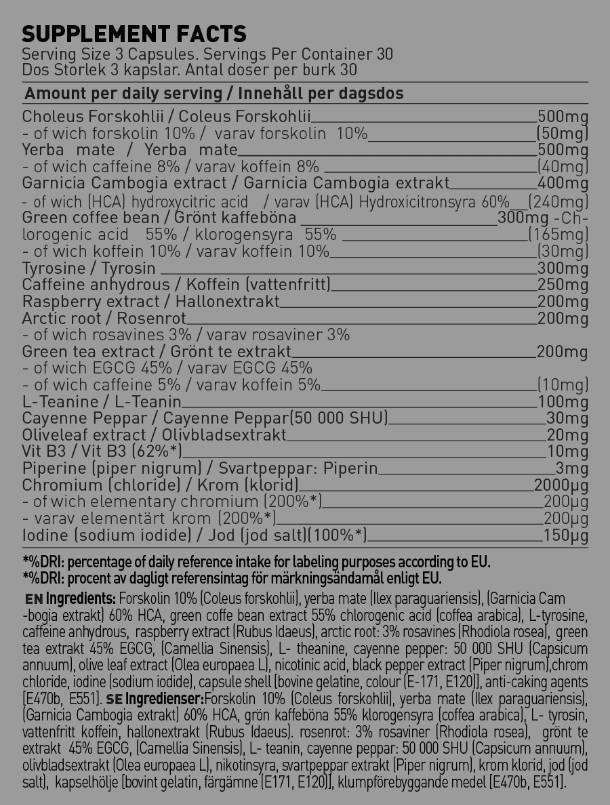 Go Hard / Advanced - 90 capsules - Nutra Best Europe