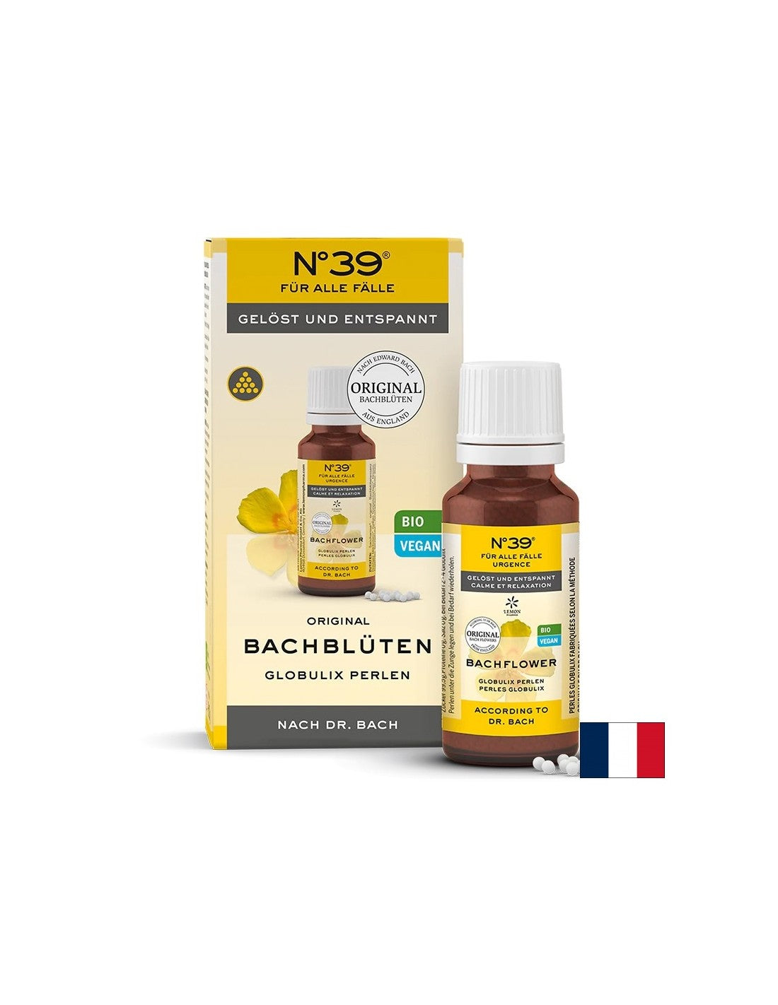 Dr. Bach's Globules N°39 - Emergency, 20 g Lemon Pharma - Nutra Best Europe