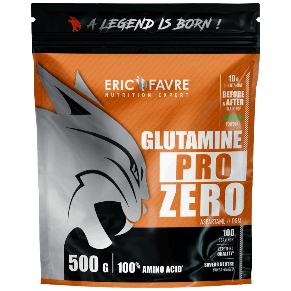 Glutamine Pro Zero | 100% Pure - 500 grams - Nutra Best Europe