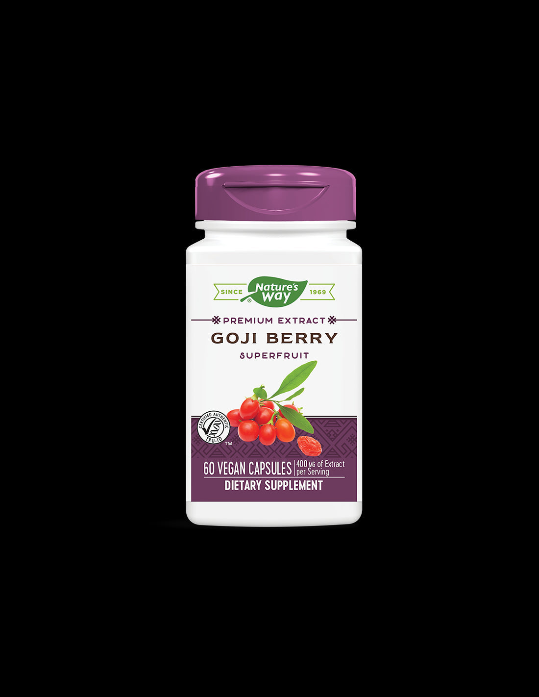 Goji Berry - Premium Extract - Immunity and Vitality, 500 mg, 60 capsules - Nutra Best Europe