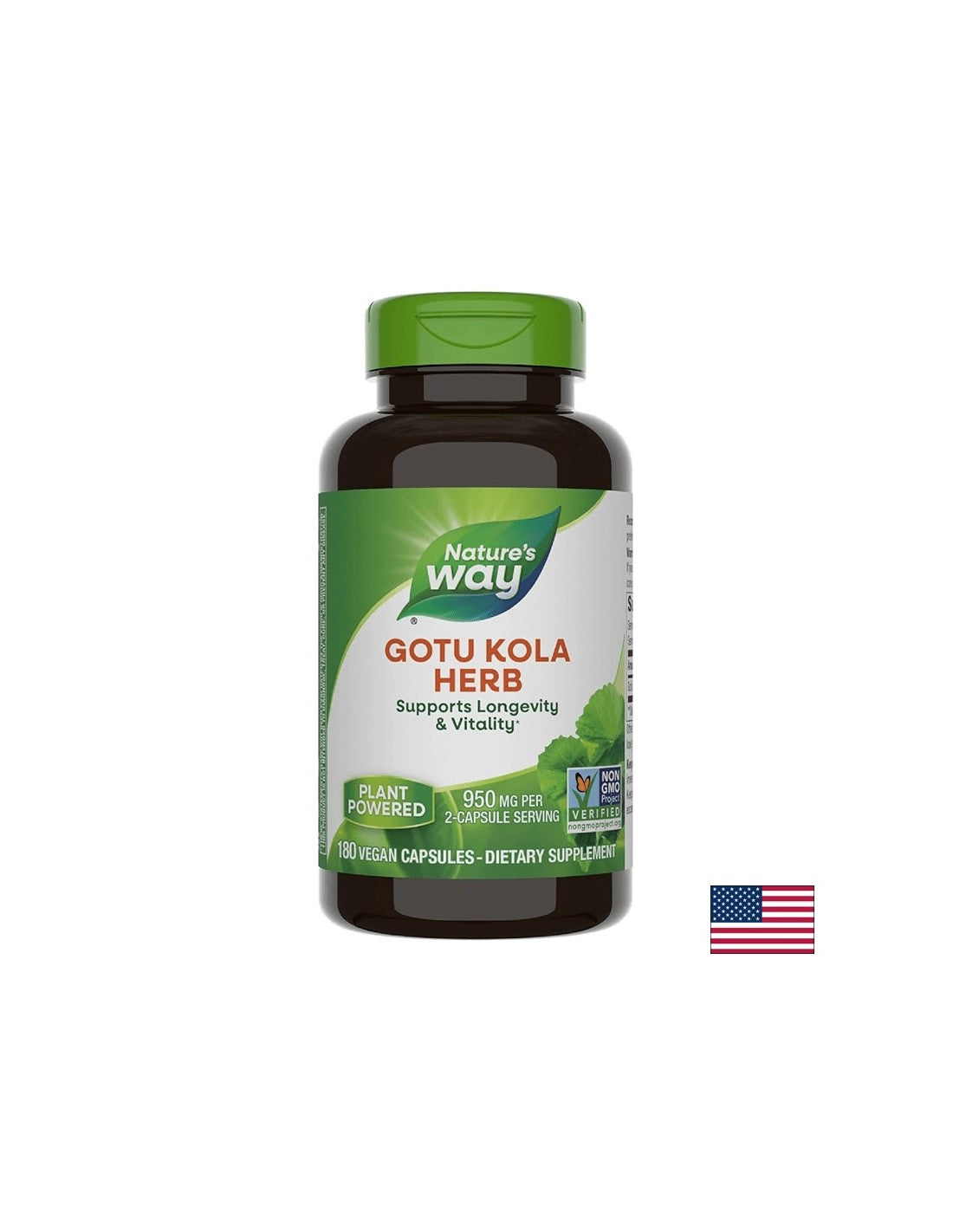 Gotu Kola 475 mg - 180 capsules - Nutra Best Europe