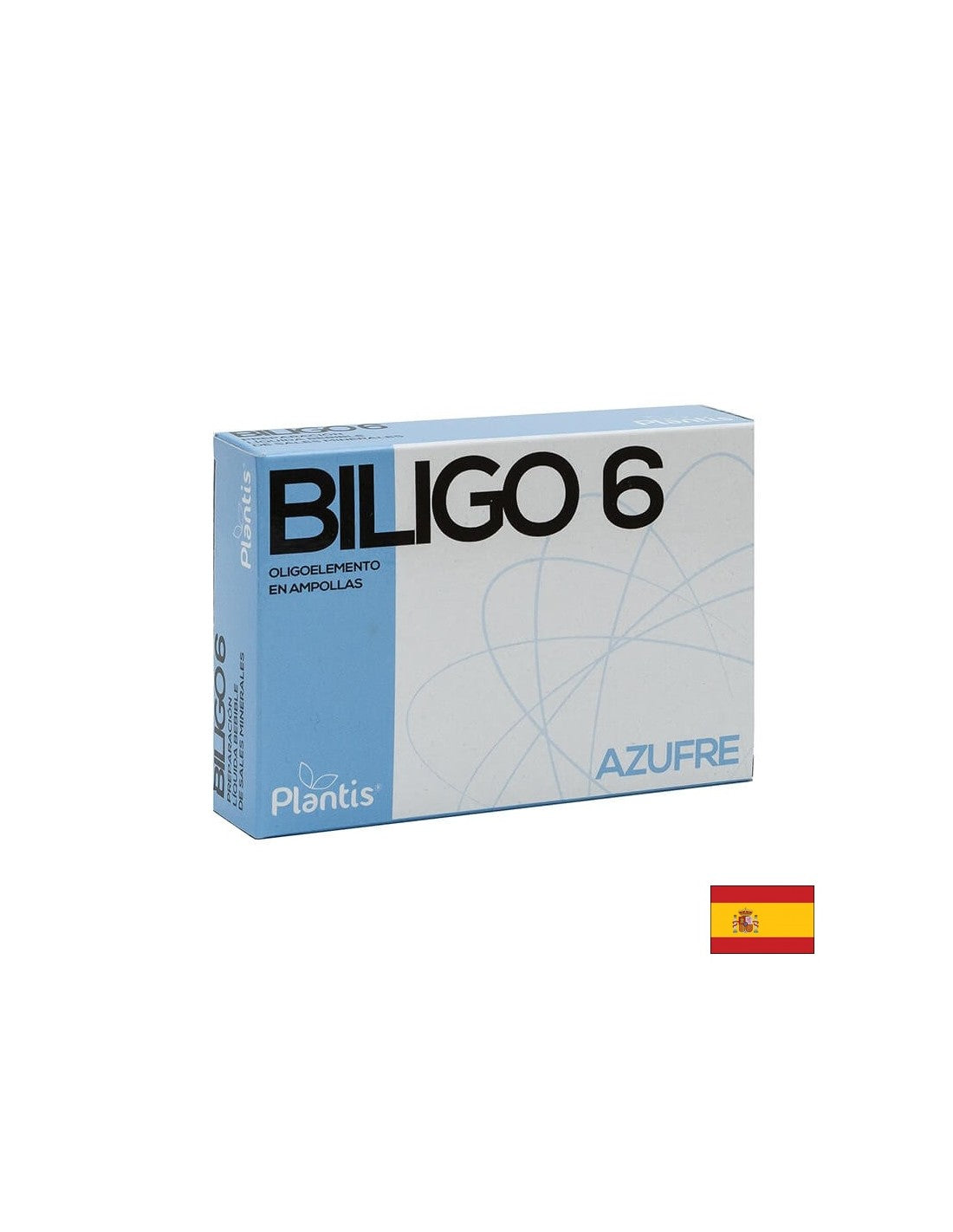 Skin and nervous system care - Sulfur Plantis®, 1.24 mg x 20 ampoules for drinking - Nutra Best Europe