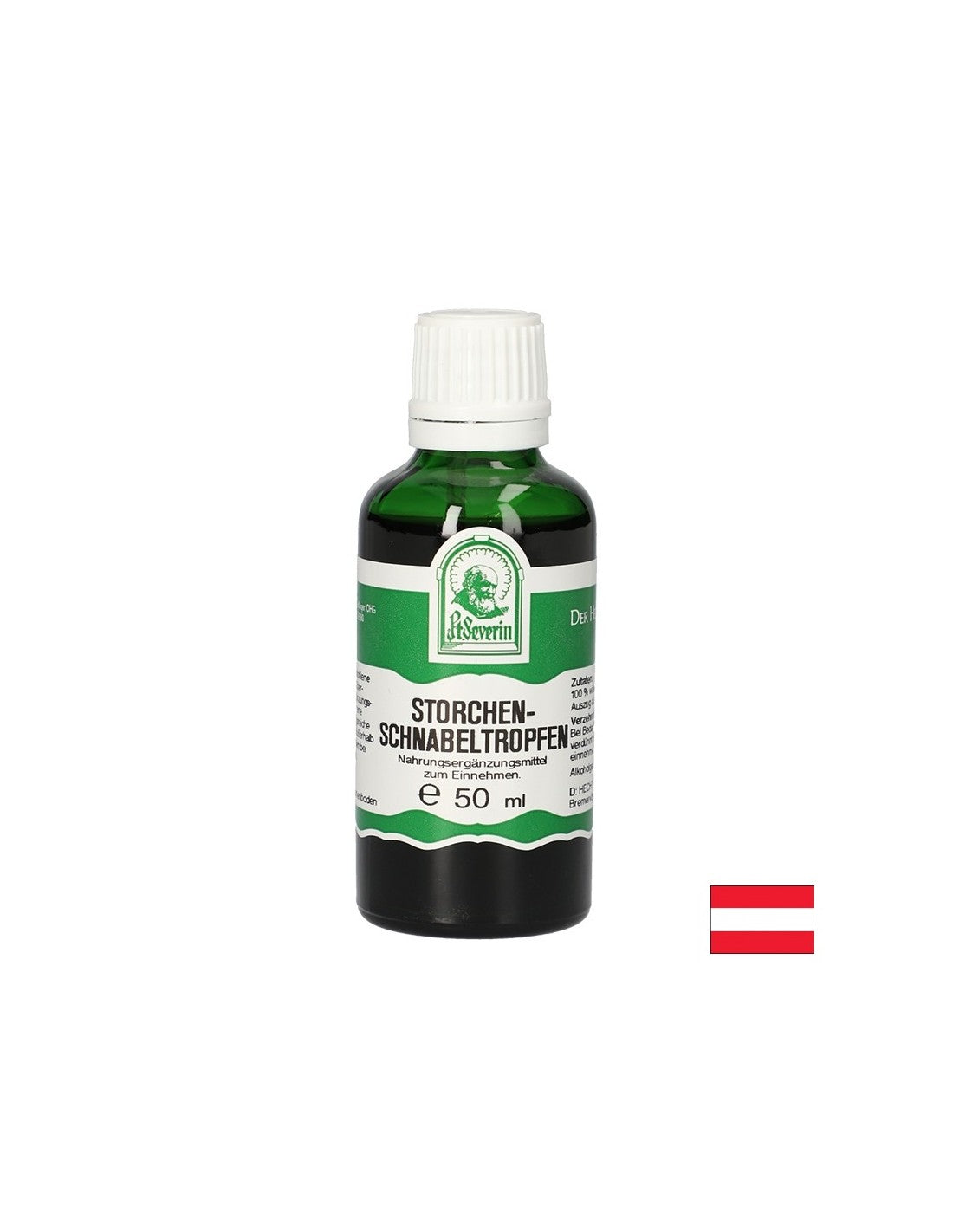 Skin and stomach care - Geranium (indrishe), 50 ml, drops - Nutra Best Europe