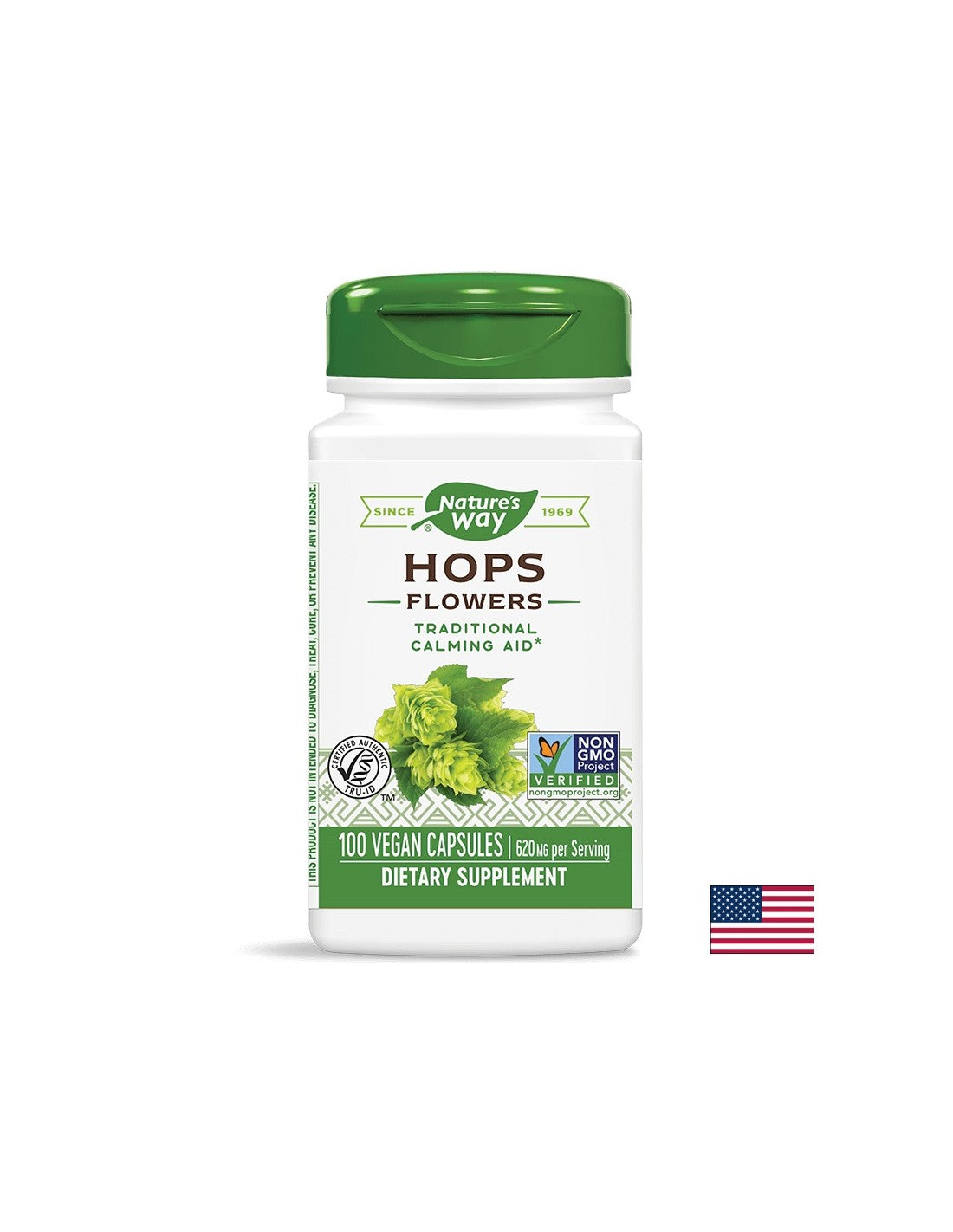 Hops (Flowers) 310 mg - 100 capsules - Nutra Best Europe