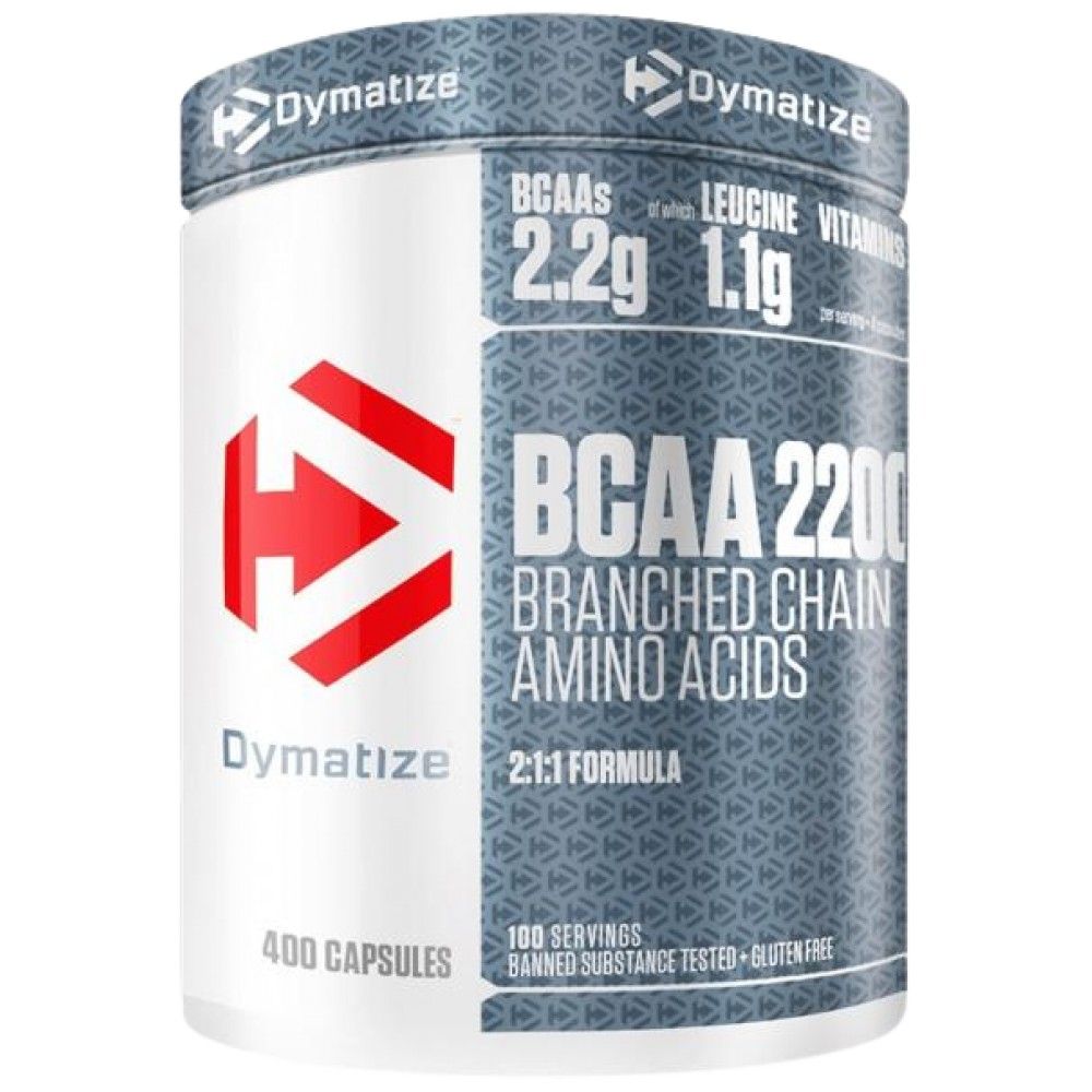 BCAA Complex 2200 - 400 capsules - Nutra Best Europe