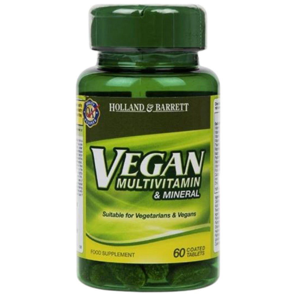 Vegan Multivitamin & Mineral - 60 Tablets - Nutra Best Europe