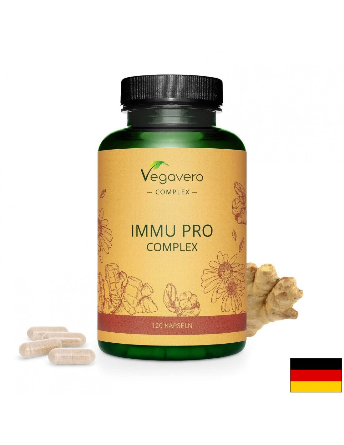 Immu Pro Complex, 120 capsules, 100% Vegan Vegavero - Nutra Best Europe