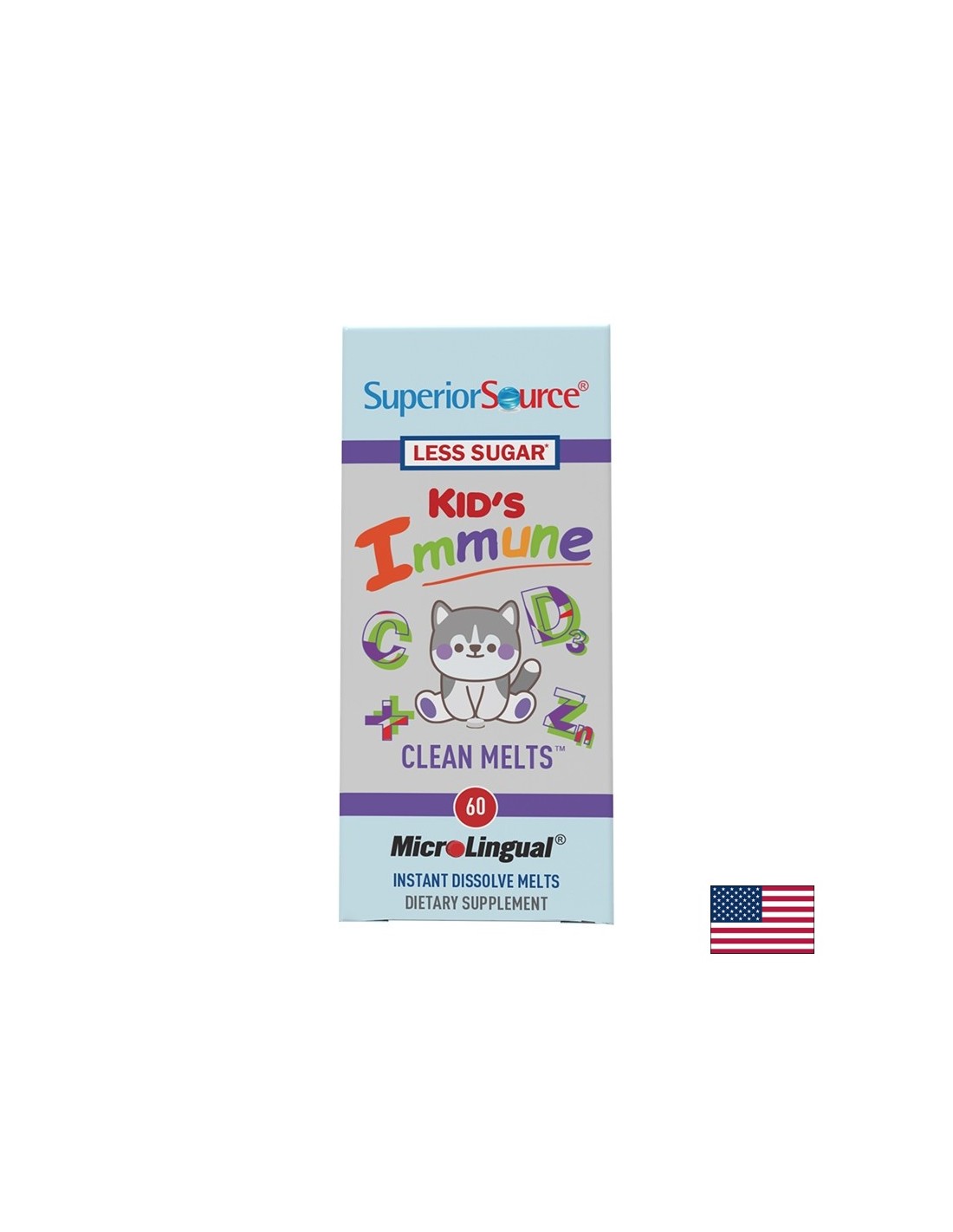 Immunity - formula for children Kids Immune, 60 sublingual tablets - Nutra Best Europe