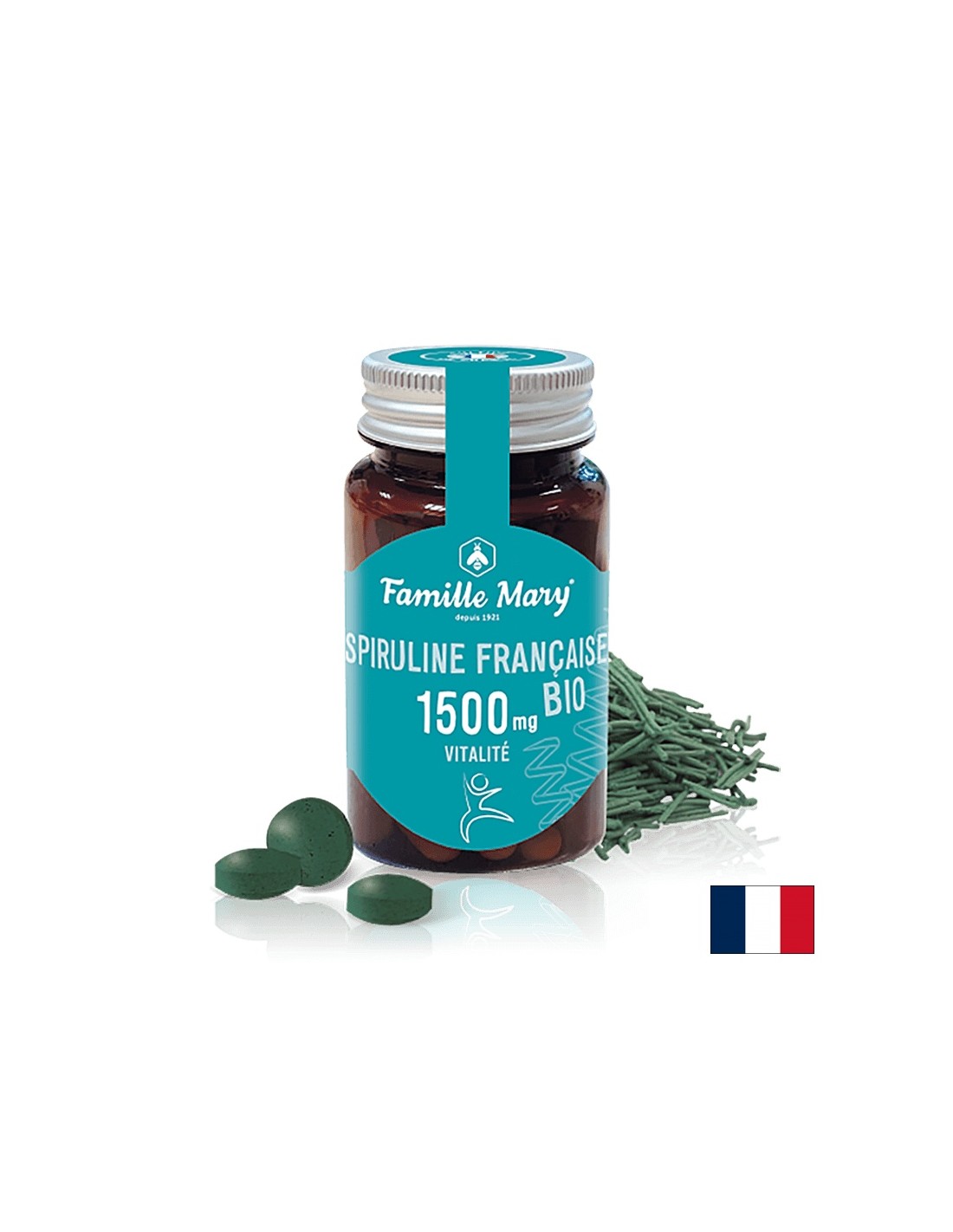 Immunity and energy - Spirulina BIO, 90 tablets - Nutra Best Europe