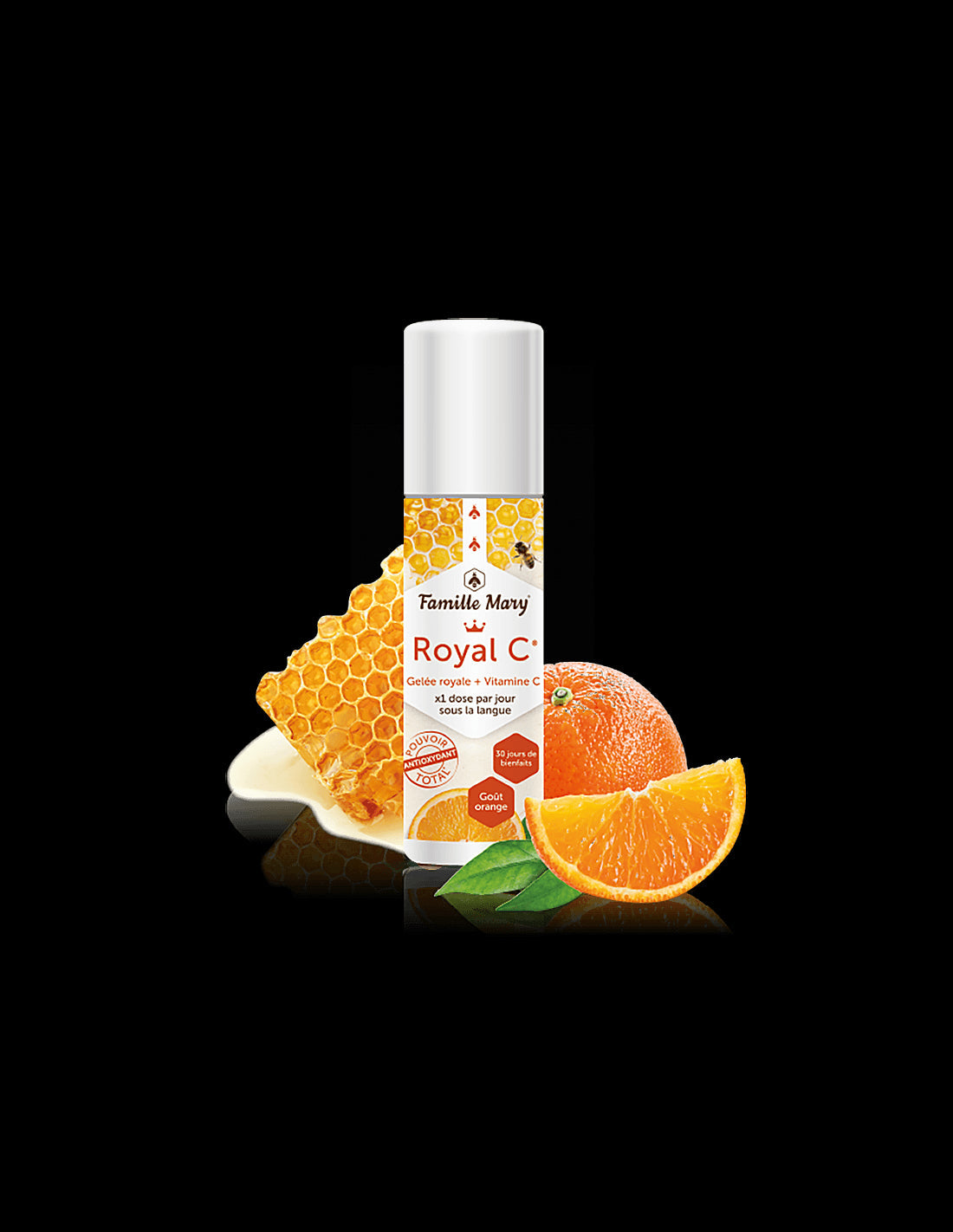 Immunity - Royal jelly + vitamin C, bottle 30 g - Nutra Best Europe