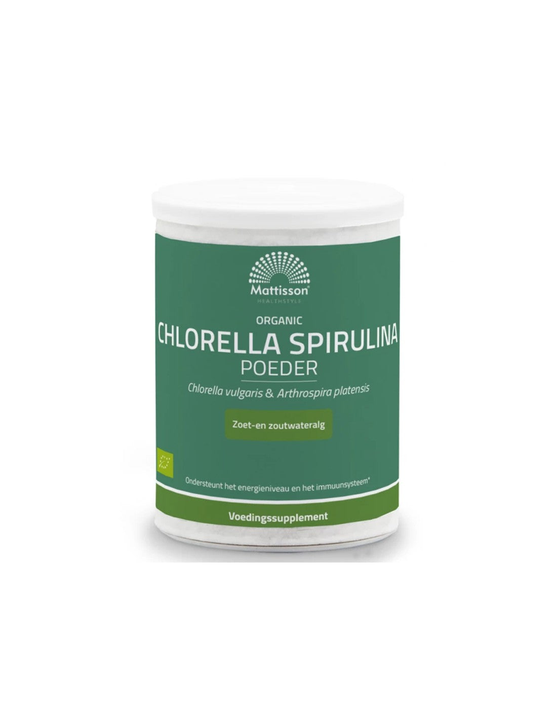 Immunity, super antioxidant - Chlorella + Spirulina BIO, 125 g powder - Nutra Best Europe