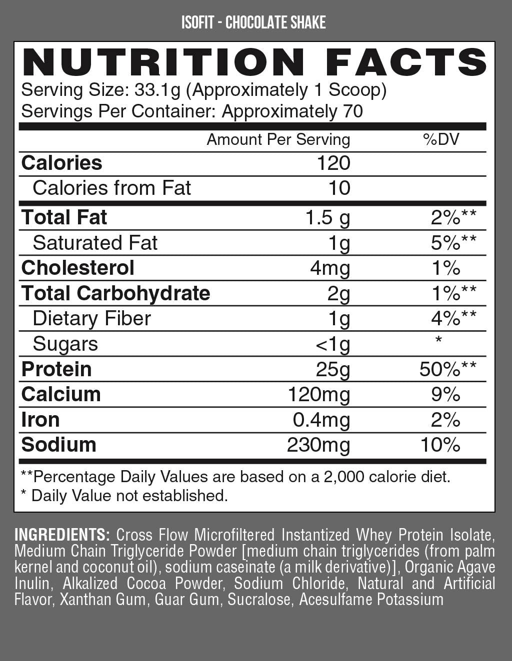 IsoFit / Premium Dessert Isolate - 2272 grams - Nutra Best Europe