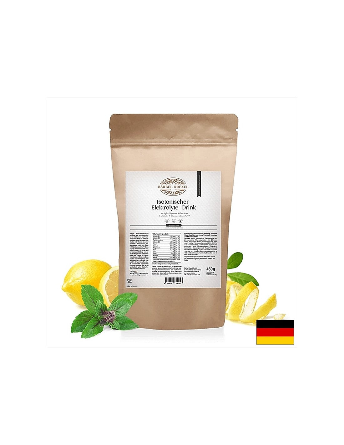 Isotonic Electrolyte Energy Drink - Against Dehydration and Electrolyte Loss, 450g, Powder - Nutra Best Europe