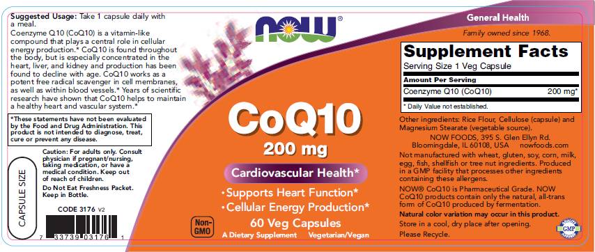 CoQ10 200 mg - 60 capsules - Nutra Best Europe