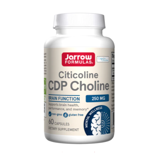 Citicoline (CDP Choline) 250mg. / 60 Caps. - Nutra Best Europe