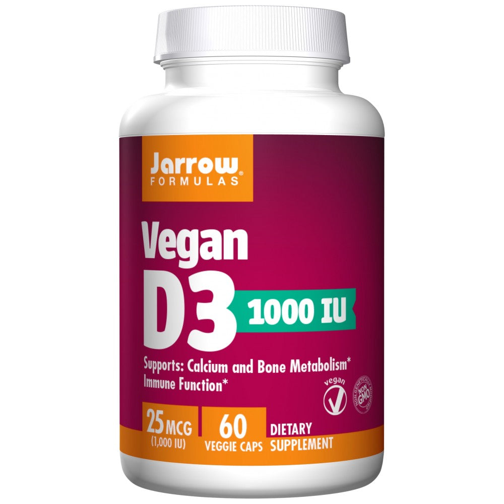 Vegan Vitamin D3 1000 IU 60 capsules - Nutra Best Europe