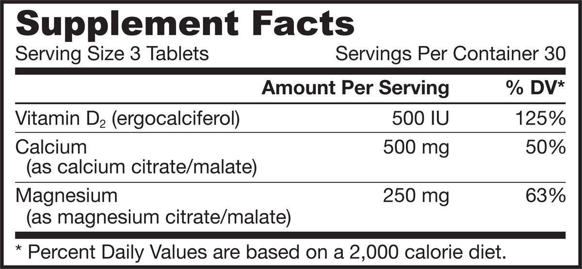 Cal-Mag Citrates 90 Tablets - Nutra Best Europe