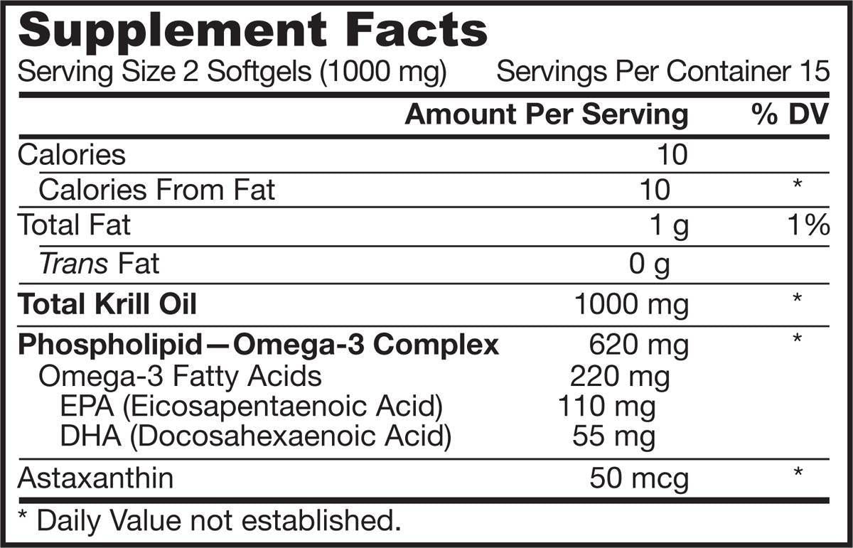 Krill Oil - 60 Softgels - Nutra Best Europe