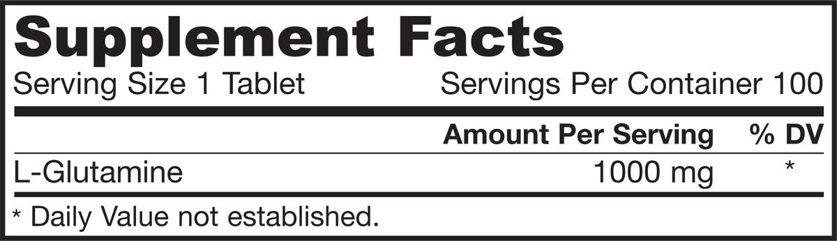 L-Glutamine 750 mg - 120 capsules - Nutra Best Europe