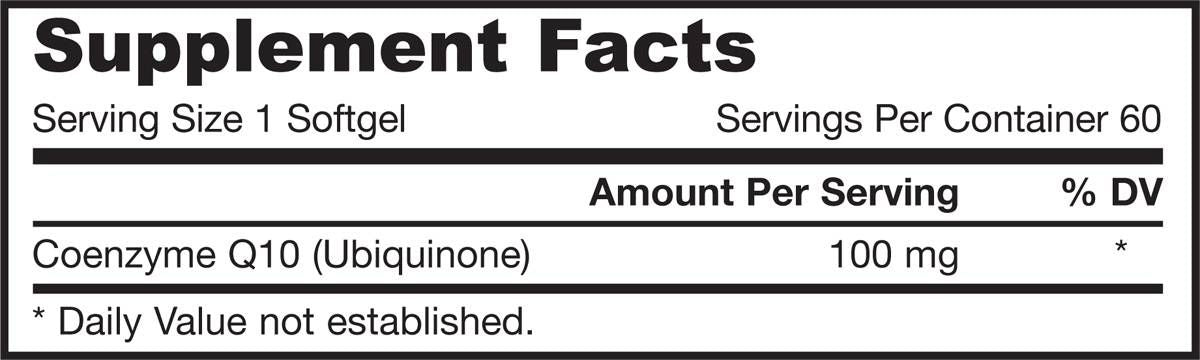 Q-Absorb-Q10 100 mg - 120 Gel capsules - Nutra Best Europe