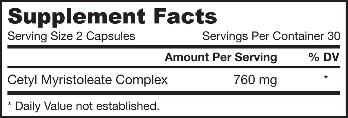 True CMO 760 mg 60 capsules - Nutra Best Europe