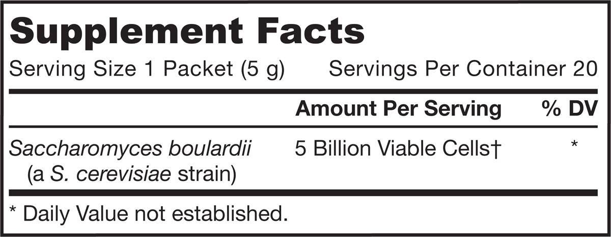Saccharomyces Boulardii 20 Packs - Nutra Best Europe