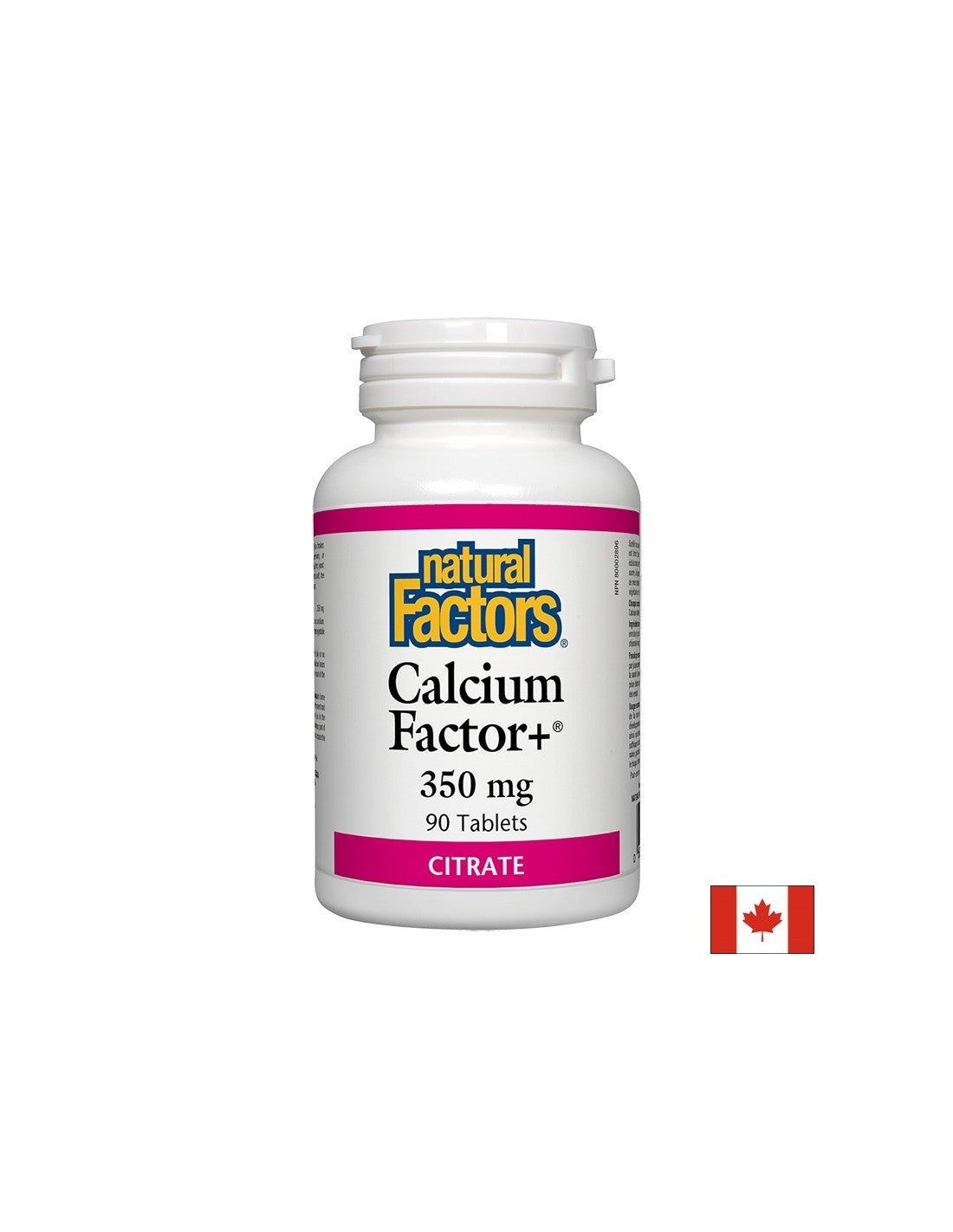 Calcium Factor+ 350 mg - 90 Tablets - Nutra Best Europe