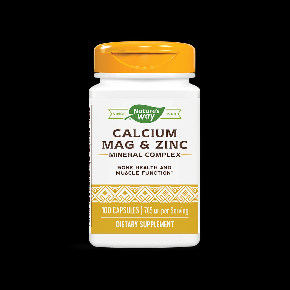 Calcium, Mag & Zinc - 100 capsules - Nutra Best Europe