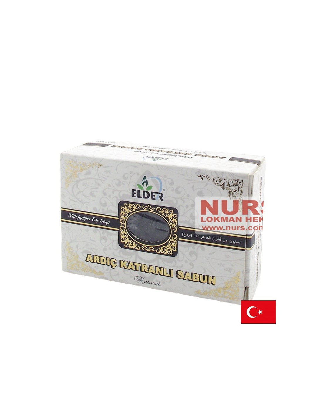 Tar soap with juniper, 130 g - Nutra Best Europe