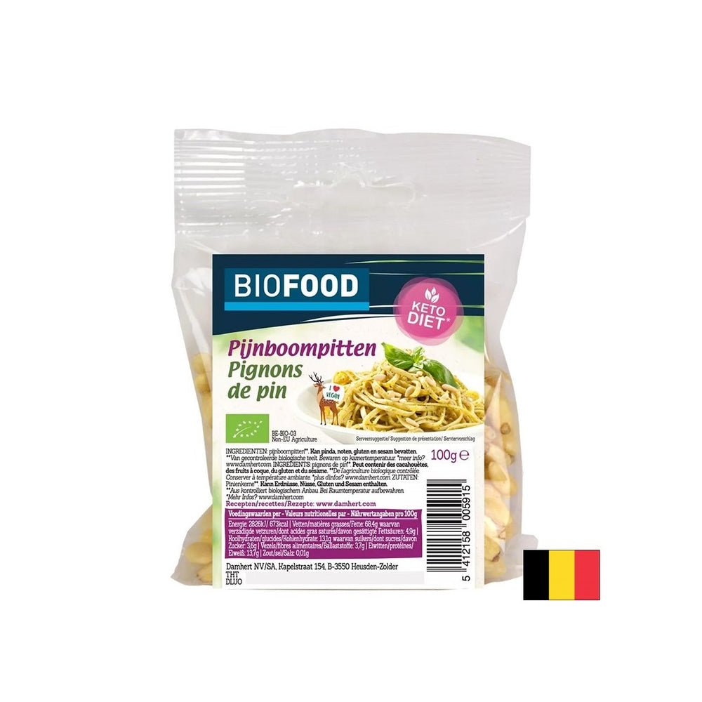 Pine nuts, ORGANIC, 100 g - Nutra Best Europe