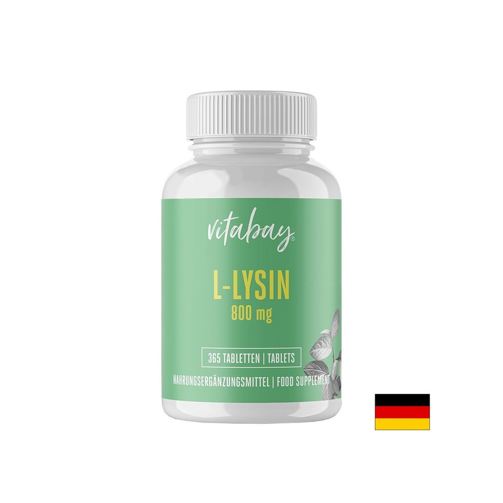 Herpes simplex, bones and joints - L-Lysine, 800 mg x 365 tablets - Nutra Best Europe