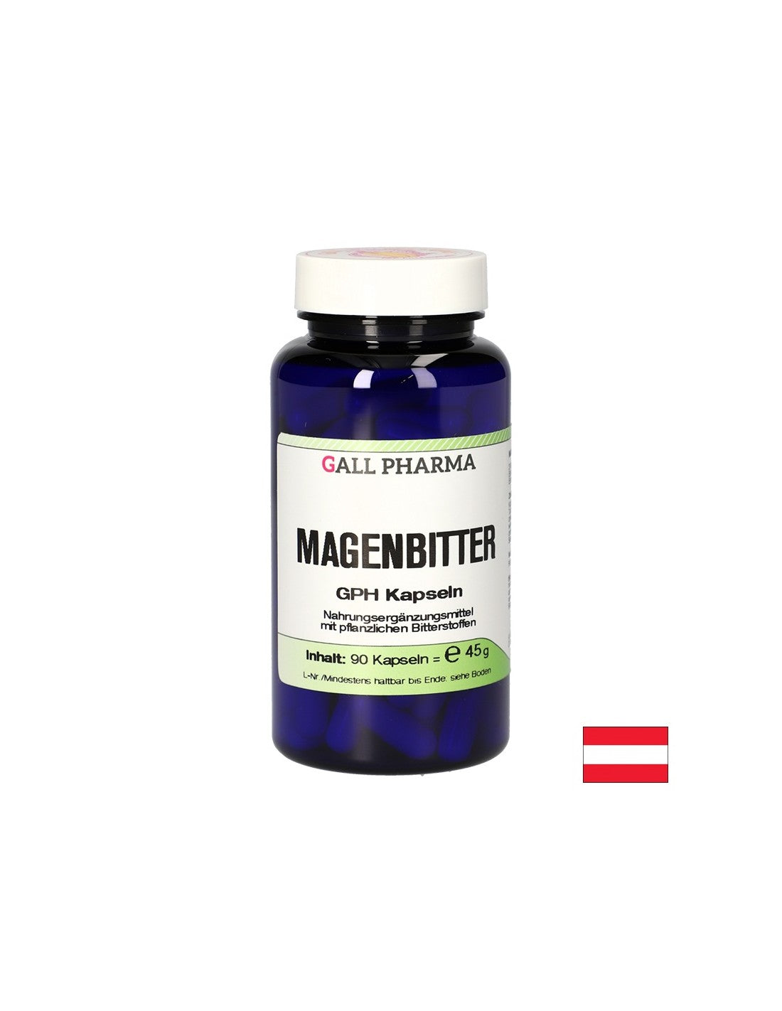 Digestive and immune system - Herbal formula of bitter herbal extracts, 90 capsules - Nutra Best Europe