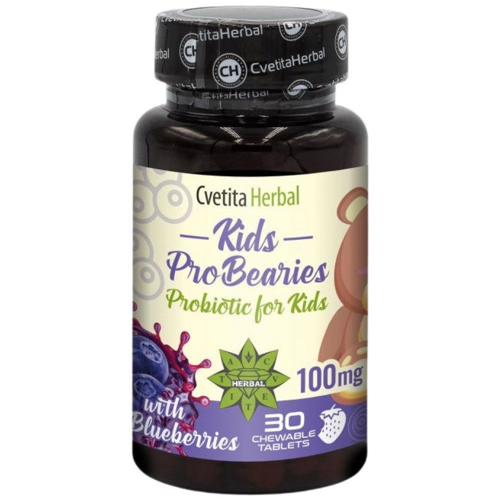 Kids Pro Bearies 100 mg - 30 Tablets - Nutra Best Europe