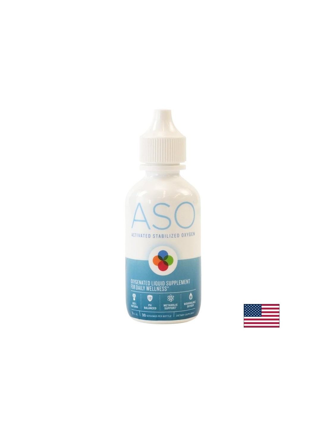 Cellular Health - Activated Stabilized Oxygen ASO®, 60 ml drops - Nutra Best Europe