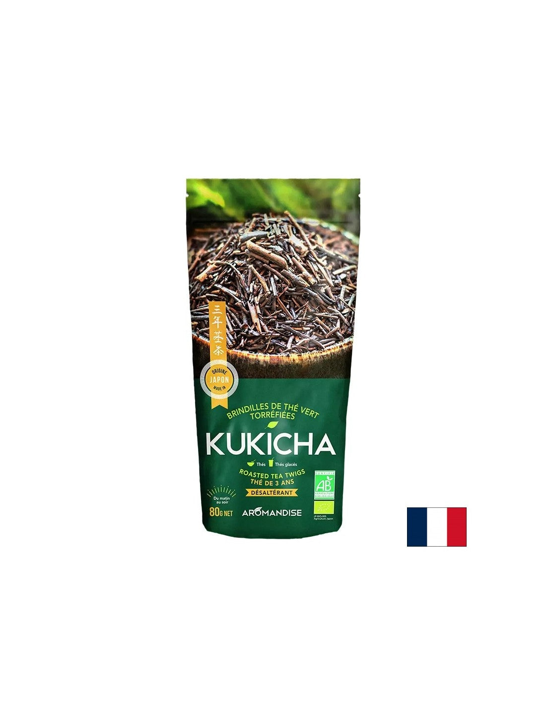 Kukicha green tea twigs, 80 g - Nutra Best Europe