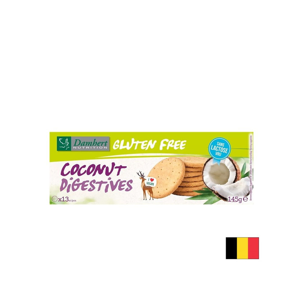 Coconut biscuits (gluten and lactose free), 145 g - Nutra Best Europe