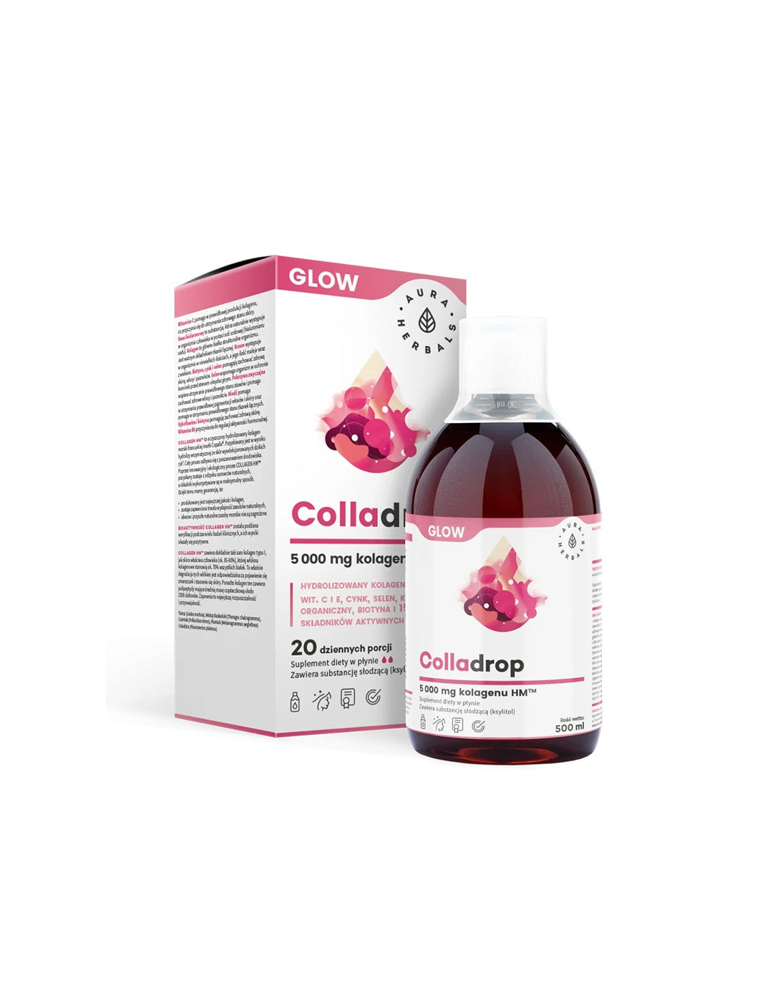 Collagen HM™ for hair, skin and nails (with hyaluronic acid, vitamins, minerals and herbal extracts), 30 sachets - Nutra Best Europe