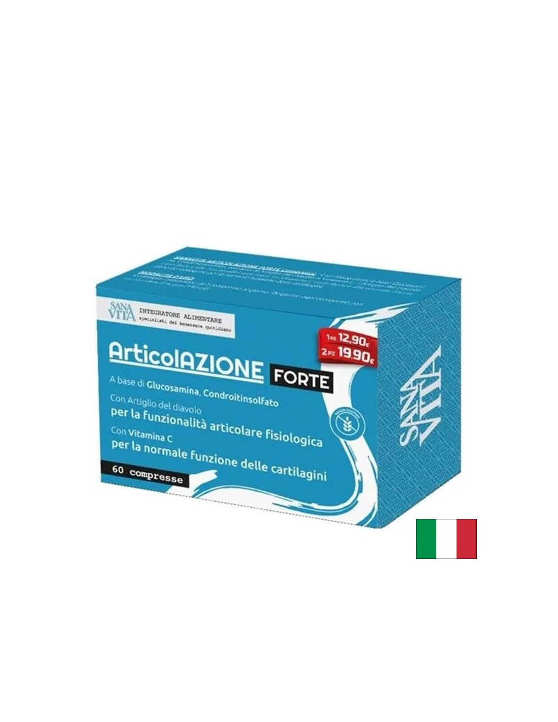 Комплекс Форте (с глюкозамин, хондроитин, дяволски нокът и витамин C) - За здрави и подвижни стави, 60 таблетки - Nutra Best Europe