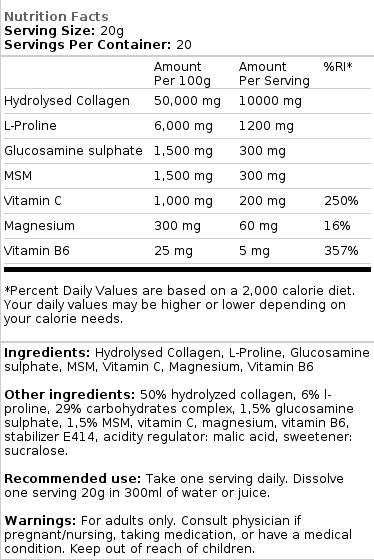 Flex All Complete - 400 grams - Nutra Best Europe