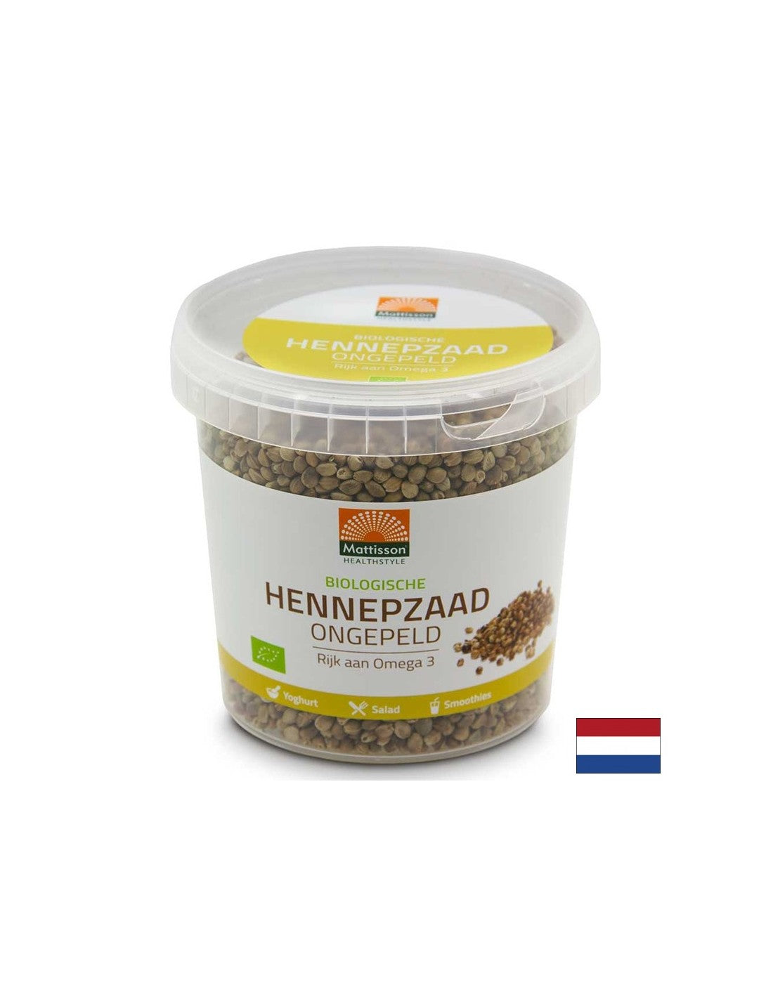 Hemp seed (unpeeled) BIO, 400 g - Nutra Best Europe
