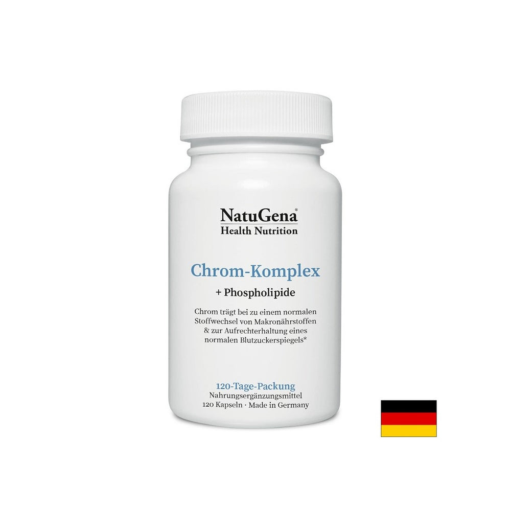 Blood Sugar Control - Chromium Complex (chromium + lecithin), 120 capsules - Nutra Best Europe