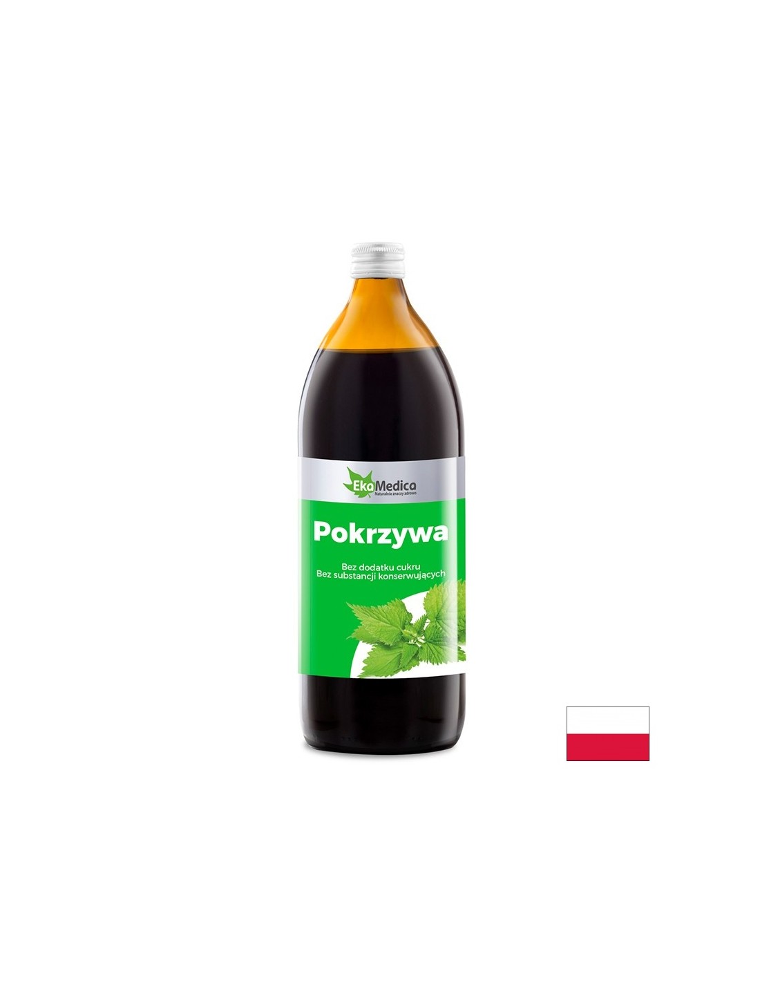 Nettle juice with diuretic and anti-anemic effect, 1 liter, 20 or 40 doses - Nutra Best Europe