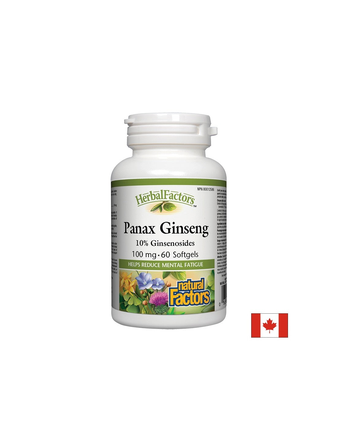 Panax Ginseng 100 mg - 60 Gel capsules - Nutra Best Europe