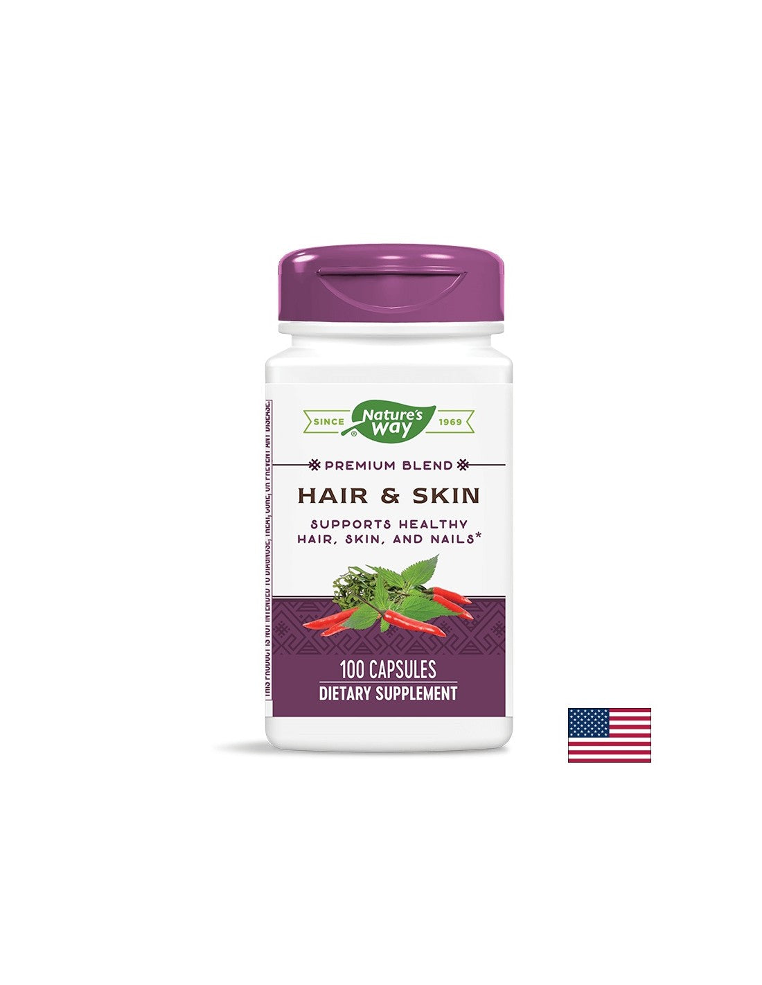 Hair & Skin 600 mg - 100 capsules - Nutra Best Europe