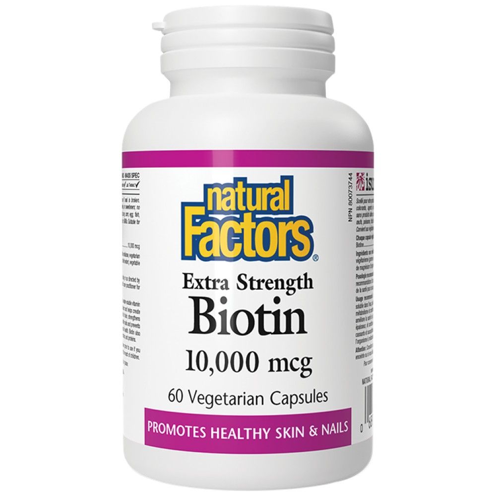 Biotin 10000 mcg - 60 capsules - Nutra Best Europe