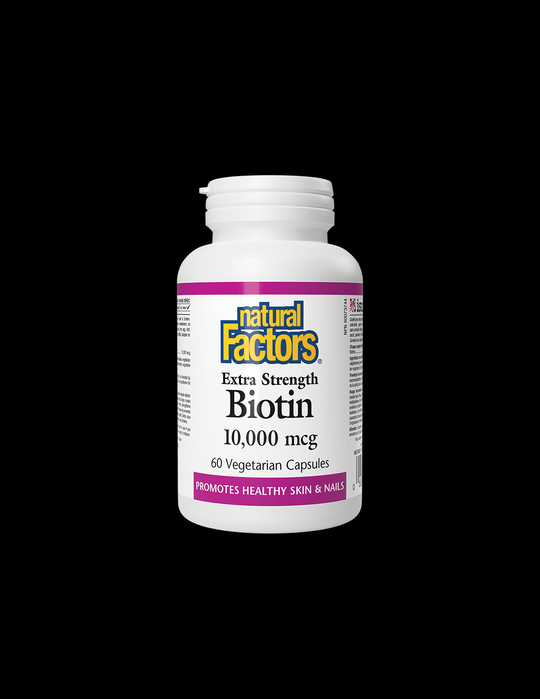 Hair, skin and nails - Biotin, 10000 µg x 60 V capsules - Nutra Best Europe